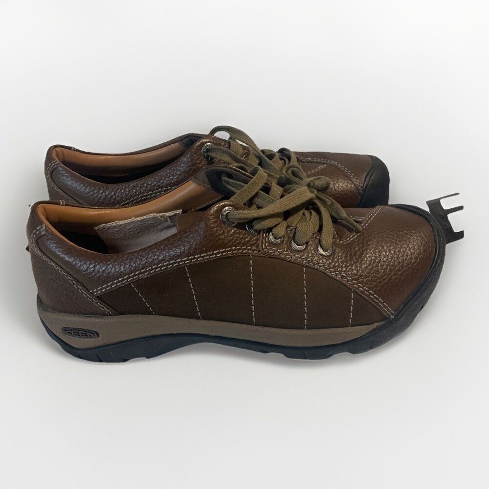 KEEN Brown Leather Hiking Shoes 38.5 Women US Size 8 Size Uk 5.5